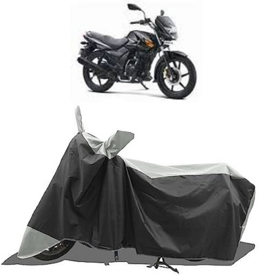 GROFATIK Two Wheeler Cover for TVS(Flame 125, Grey)