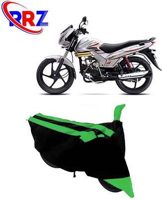 RRZ Waterproof Two Wheeler Cover for Mahindra(Centuro NXT, Black, Green)