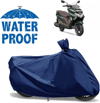 OliverX Waterproof Two Wheeler Cover for Suzuki(Burgman Street, Blue)