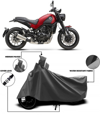 MMSSTAR Waterproof Two Wheeler Cover for Benelli(Leoncino, Grey)