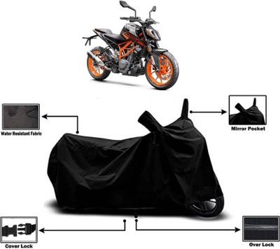 KEDIT Two Wheeler Cover for KTM(250 Duke, Black)