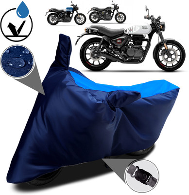 MWBB Waterproof Two Wheeler Cover for Royal Enfield(Hunter 350, Multicolor)