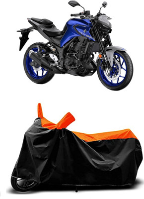 VESMEI Two Wheeler Cover for Yamaha(MT 03, Orange)