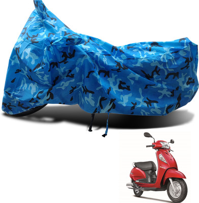 Euro Care Waterproof Two Wheeler Cover for Suzuki(Access SE, Blue)