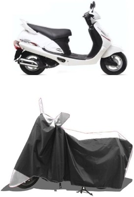 SUGASHRI Waterproof Two Wheeler Cover for Mahindra(Duro DZ, White, Black)