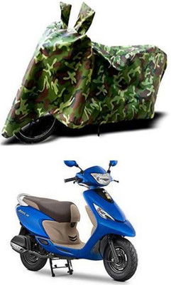 Floe Two Wheeler Cover for BSA Motors(Apache RTR 200 4V, Green)