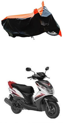 VESMEI Two Wheeler Cover for Yamaha(Ray Z, Orange)
