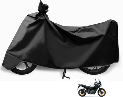 Euro Care Waterproof Two Wheeler Cover for Suzuki(V-Strom 650 XT, Black)