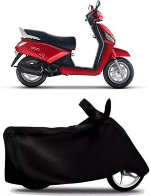 BigFly Two Wheeler Cover for Mahindra(Gusto, Black)