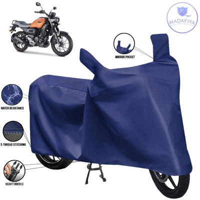 MADAFIYA Waterproof Two Wheeler Cover for Yamaha(FZ-X, Blue)