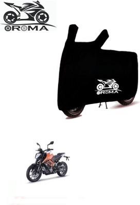 OliverX Waterproof Two Wheeler Cover for KTM(125 Duke BS6, Black)