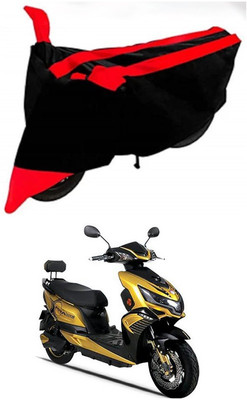 AutoGalaxy Waterproof Two Wheeler Cover for Okinawa(Praise, Red, Black)