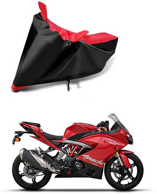 AutoGalaxy Waterproof Two Wheeler Cover for TVS(Apache RR 310, Red, Black)