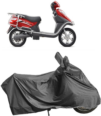 DIGGU Two Wheeler Cover for Hero(Electric Flash BS6, Grey)