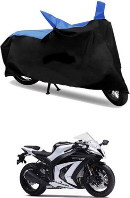 MMSSTAR Waterproof Two Wheeler Cover for Kawasaki(Blue, Black)