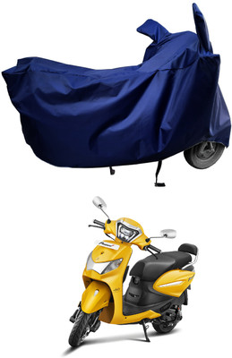 Amexride Two Wheeler Cover for Hero(Pleasure+ 110, Blue)