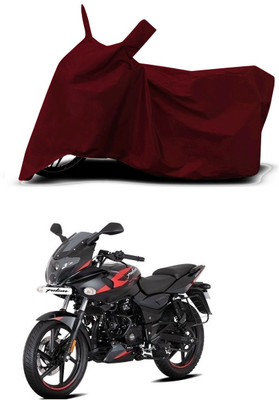 VESMEI Two Wheeler Cover for Bajaj(Pulsar 220 BS6, Red)
