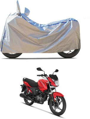 CODOKI Waterproof Two Wheeler Cover for Hero(New Glamour, Silver)