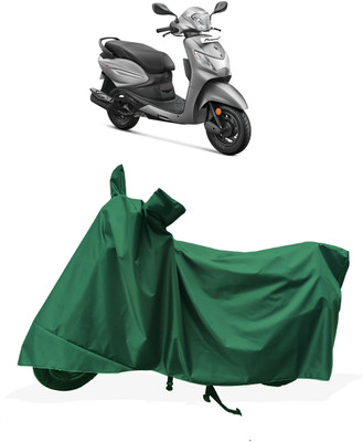 Tricway Two Wheeler Cover for Hero(Pleasure Plus, Green)