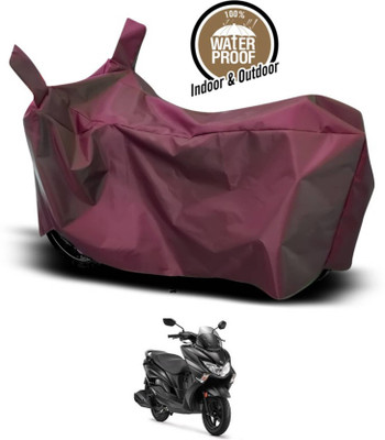 KEDIT Two Wheeler Cover for Suzuki(Burgman Street, Maroon)