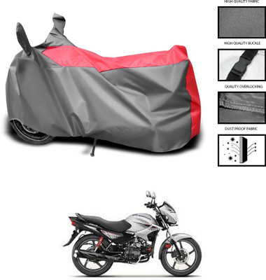 DeepShakshi AUTOMOTIVE Two Wheeler Cover for Hero(Glamour FI, Red, Grey)