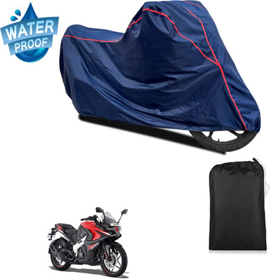 PAGORA Waterproof Two Wheeler Cover for Bajaj(Pulsar RS200 BS6, Blue)