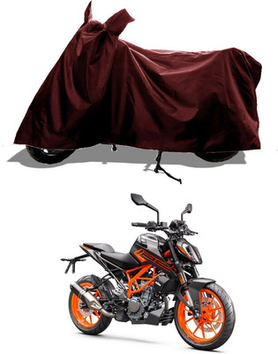 GROFATIK Two Wheeler Cover for KTM(125 Duke, Maroon)