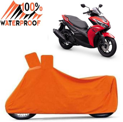 Autoinnovation Waterproof Two Wheeler Cover for Yamaha(Aerox 155 Maxi, Orange)