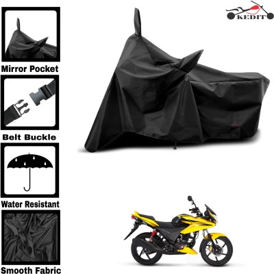 KEDIT Two Wheeler Cover for Honda(CBF Stunner, Black)