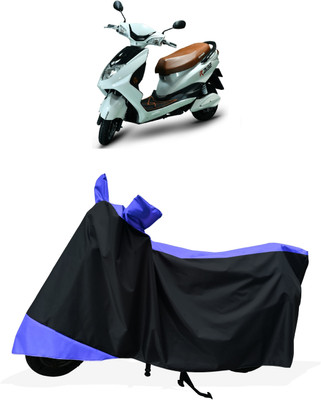 Tricway Two Wheeler Cover for Okinawa(Raise BS6, Purple, Black)