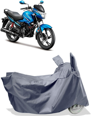 Amexride Two Wheeler Cover for Hero(Glamour i3s BS6, Grey)