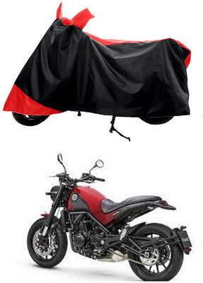 GROFATIK Two Wheeler Cover for Benelli(Leoncino, Red)