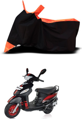 VESMEI Two Wheeler Cover for Mahindra(Rodeo UZO, Orange)