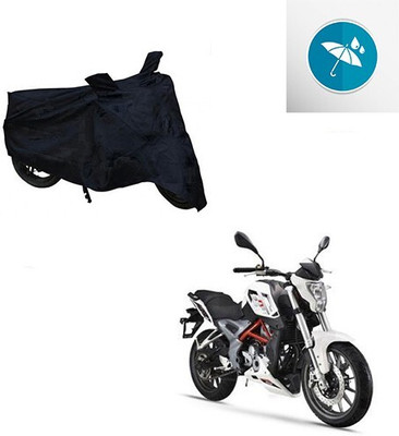 MMSSTAR Waterproof Two Wheeler Cover for DSK Benelli(TNT 25, Black)