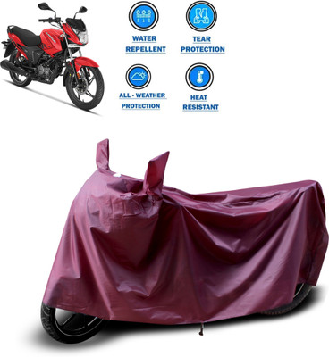 CODOKI Waterproof Two Wheeler Cover for Hero(Glamour, Maroon)