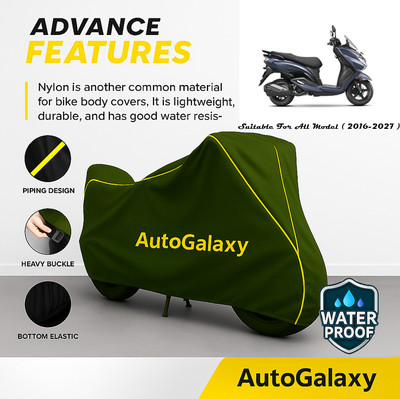 AutoGalaxy Waterproof Two Wheeler Cover for Suzuki(Burgman Street 125, Green)