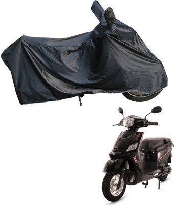 Motodreka Waterproof Two Wheeler Cover for Hero(Electric NYX HS500 ER, Black)
