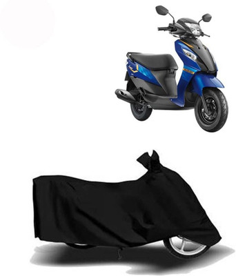DeepShakshi AUTOMOTIVE Waterproof Two Wheeler Cover for Suzuki(Let's, Black)