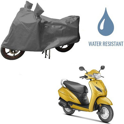 DeepShakshi AUTOMOTIVE Waterproof Two Wheeler Cover for Honda(Activa 5G, Grey)