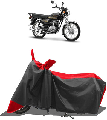 KEDIT Two Wheeler Cover for Yamaha(Crux, Red)