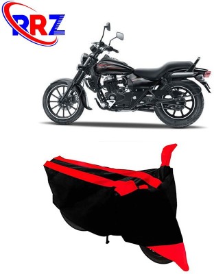 RRZ Waterproof Two Wheeler Cover for Bajaj(Avenger 150 Street, Black, Red)