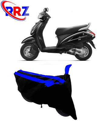 RRZ Waterproof Two Wheeler Cover for Honda(Activa, Black, Blue)