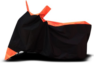 VESMEI Two Wheeler Cover for Bajaj(Pulsar 135 BS6, Orange)