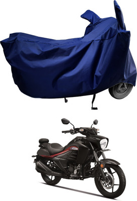 Amexride Two Wheeler Cover for Suzuki(Intruder BS6, Blue)