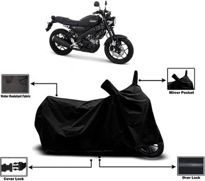 AASHTIK MART Two Wheeler Cover for Yamaha(XSR155 BS6, Black)