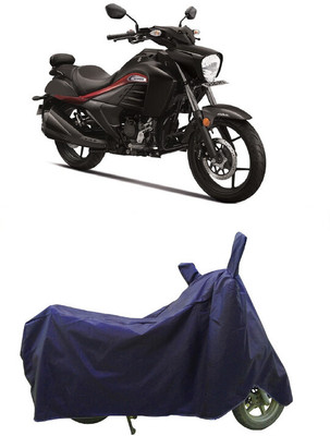 Coxtor Waterproof Two Wheeler Cover for Suzuki(Intruder BS6, Blue)