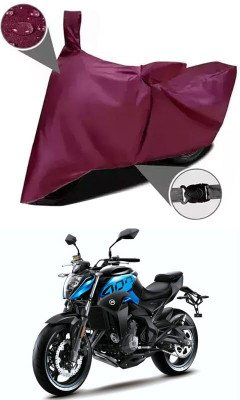 AASHTIK MART Two Wheeler Cover for CFMoto(400NK, Maroon)
