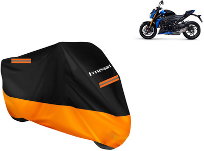 Horseyaart Waterproof Two Wheeler Cover for Suzuki(GSX-S1000 ABS, Orange)