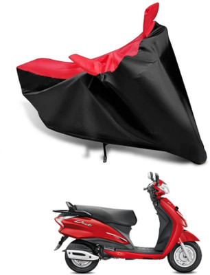 KEDIT Two Wheeler Cover for Hero(Duet 125CC, Red, Black)