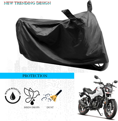 ANTHUB Waterproof Two Wheeler Cover for Hero(Xtreme 200R, Black)